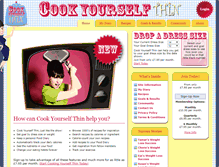 Tablet Screenshot of cookyourselfthin.co.uk